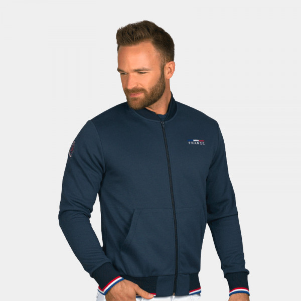 FLAGS AND CUP - Sweat zippé France Homme