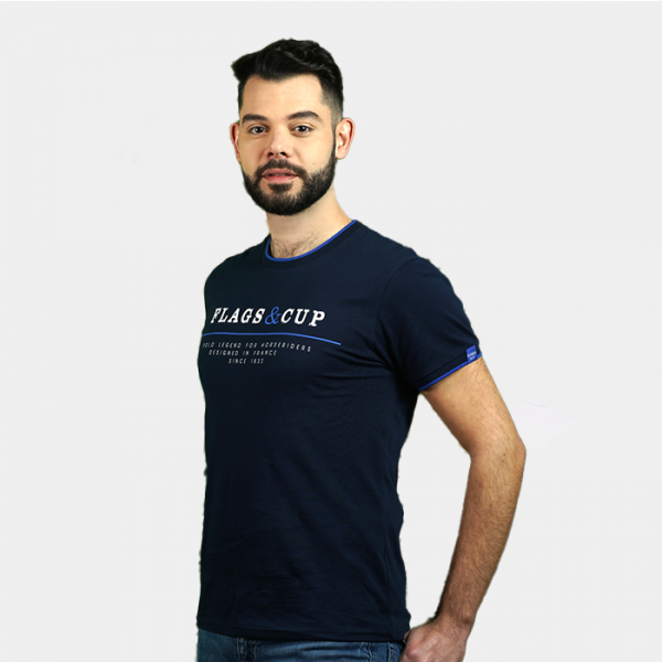 FLAGS AND CUP - T-shirt homme TIAPARO