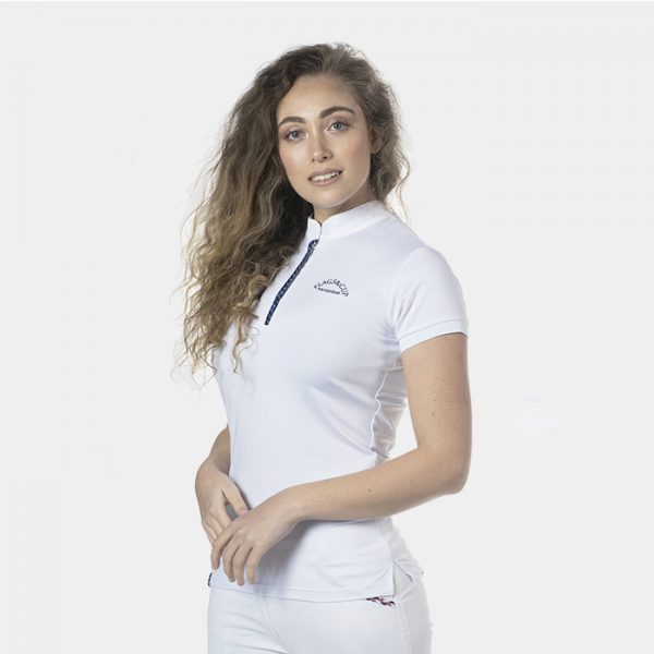 FLAGS AND CUP - Polo Clorinda Femme