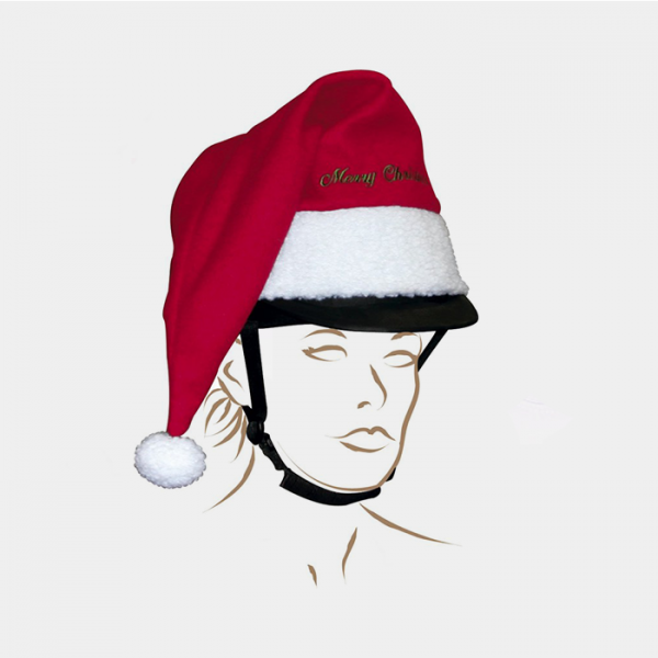 EQUITHEME - Couvre casque Noël