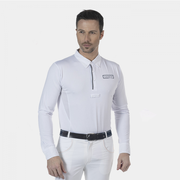 FLAGS AND CUP - Polo manches longues Comodoro Homme