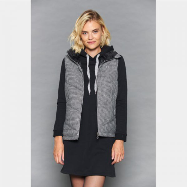 HARCOUR - Women's tweed sleeveless waistcoat Day Light Winter 21
