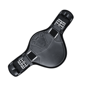 Sangle De Selle Courte Néoprène 65cm Noire - Confort Optimal Pour Cheval Sangle Ventrale Néoprène Noire